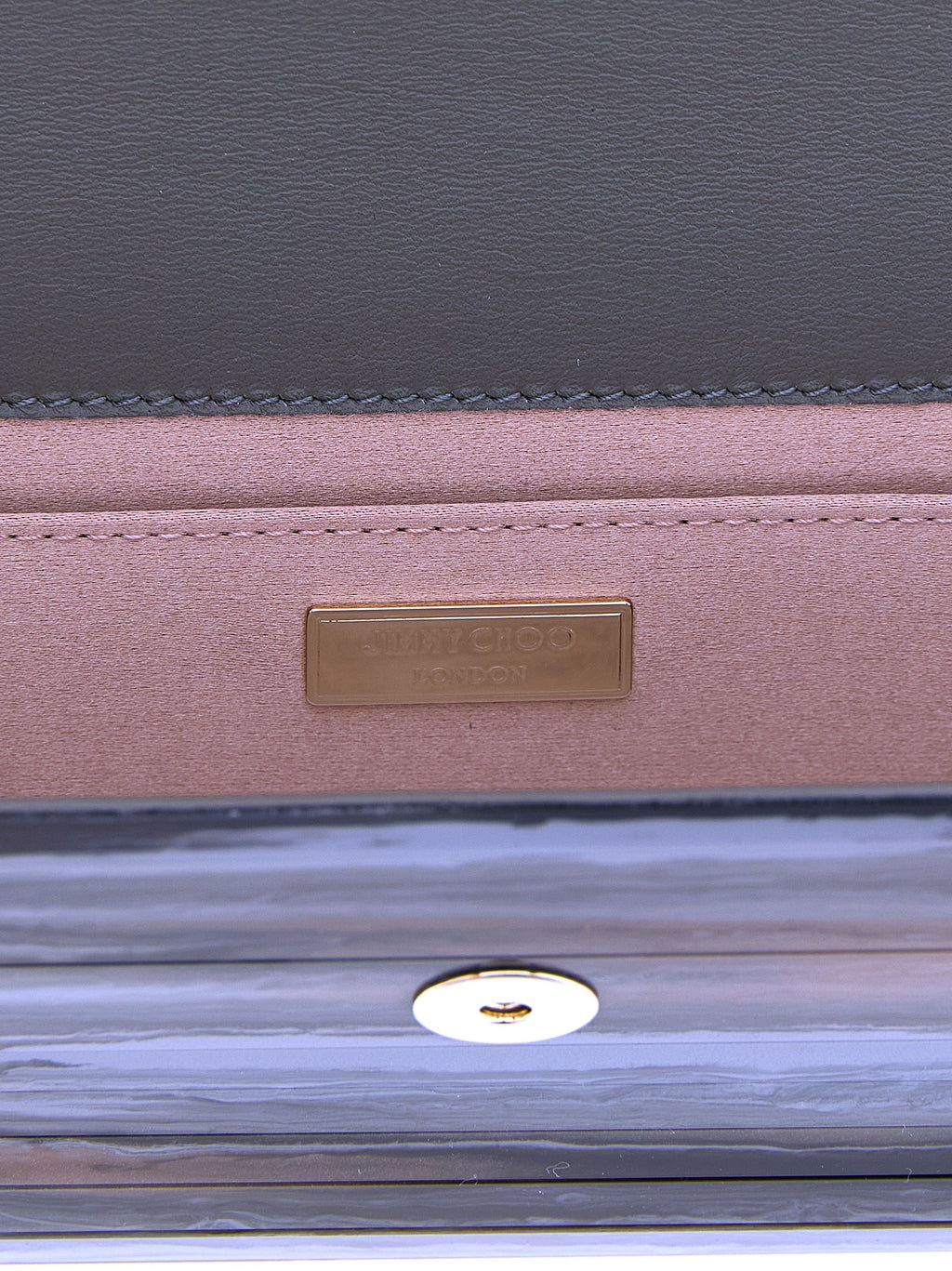 Graue Clutch aus Polyester