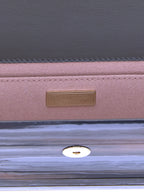 Graue Clutch aus Polyester