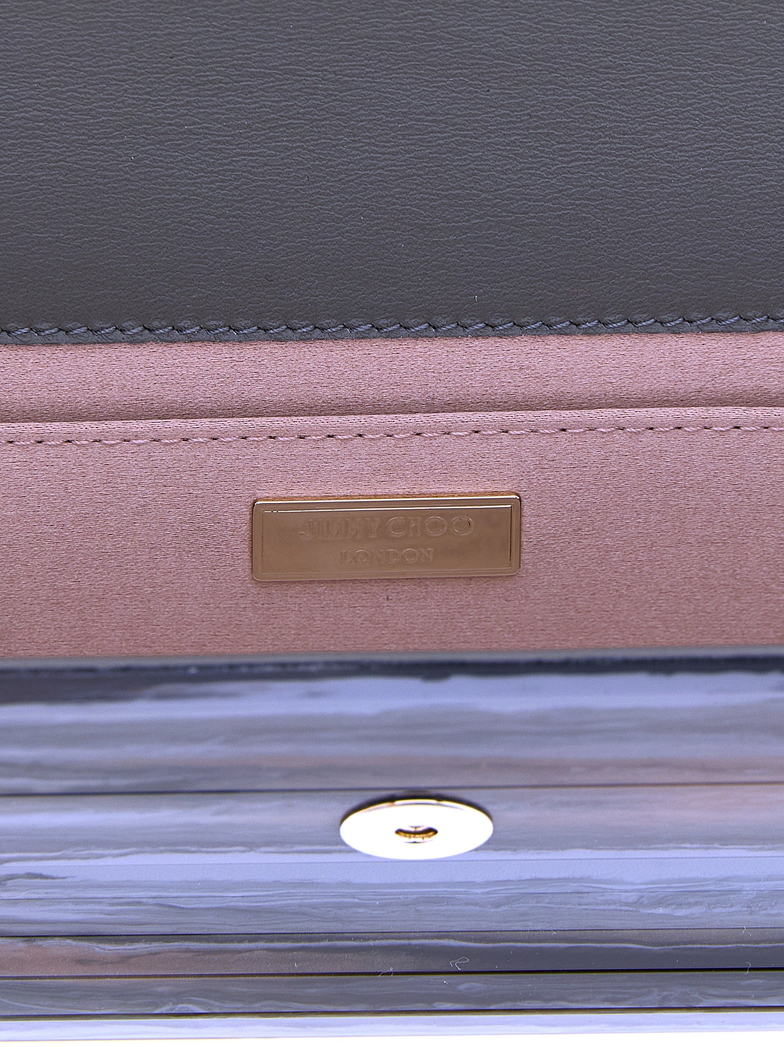 Graue Clutch aus Polyester