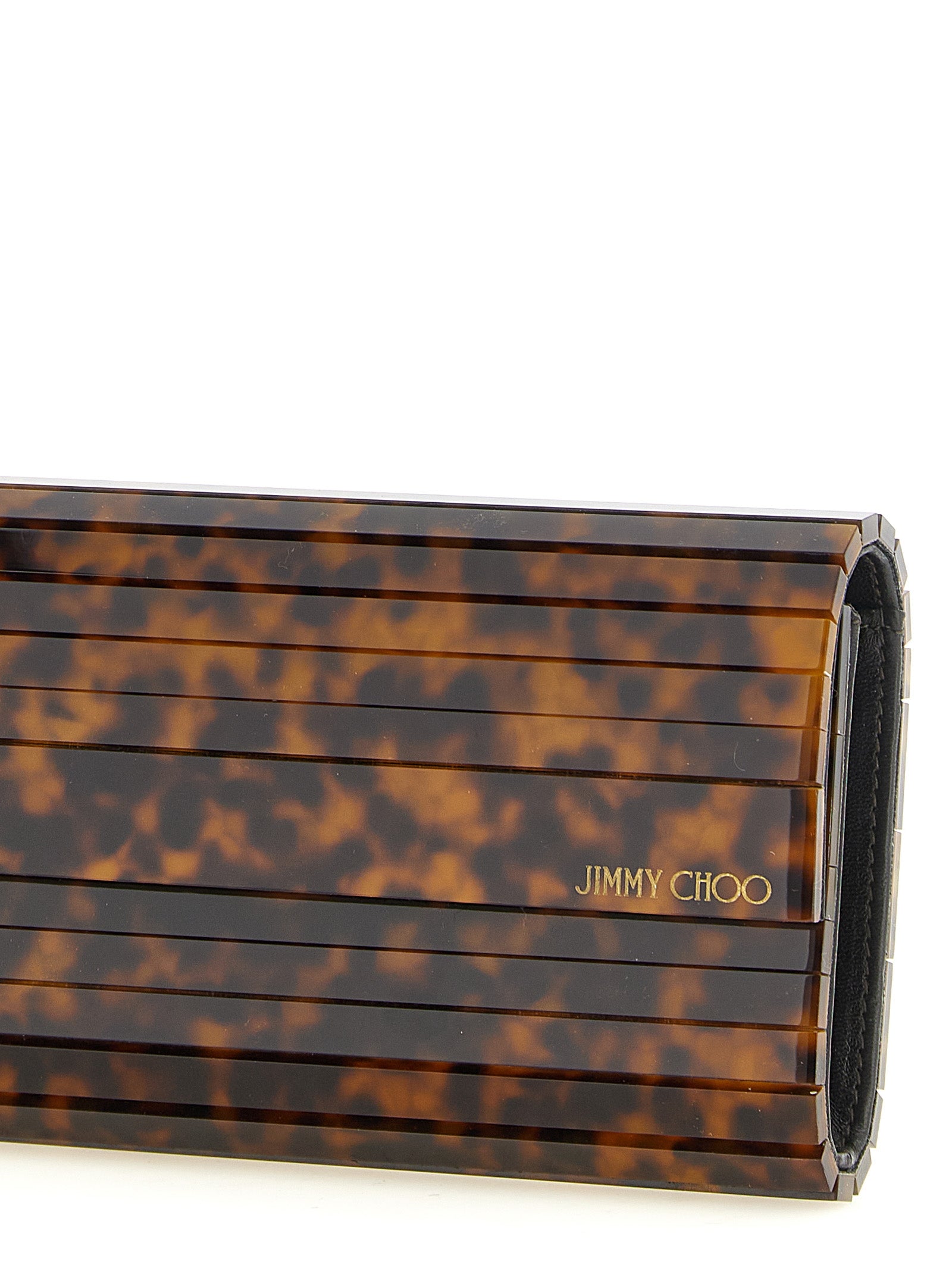 Beige Clutch aus Polyester