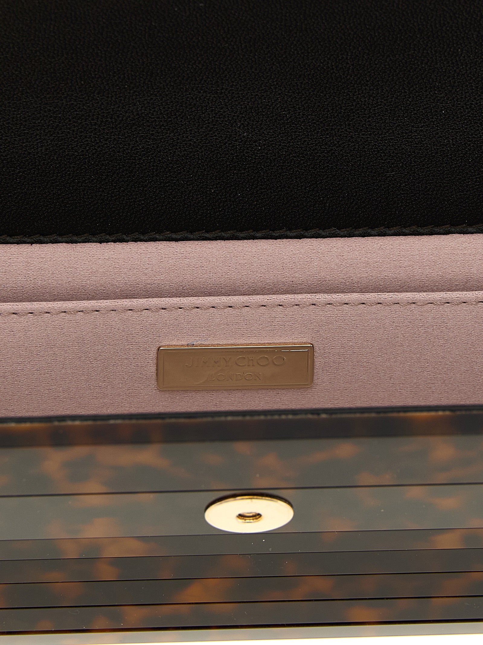 Beige Clutch aus Polyester
