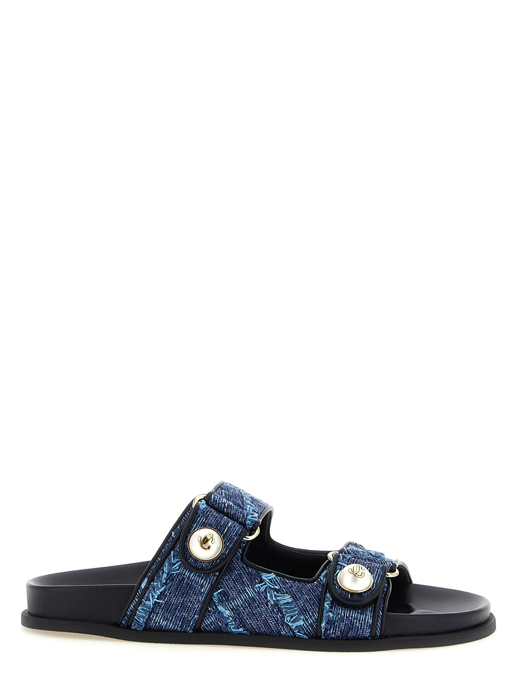 Blaue Tencel-Slipper