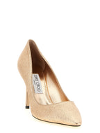 Mehrfarbige Tencel-Pumps mit hohem Absatz
