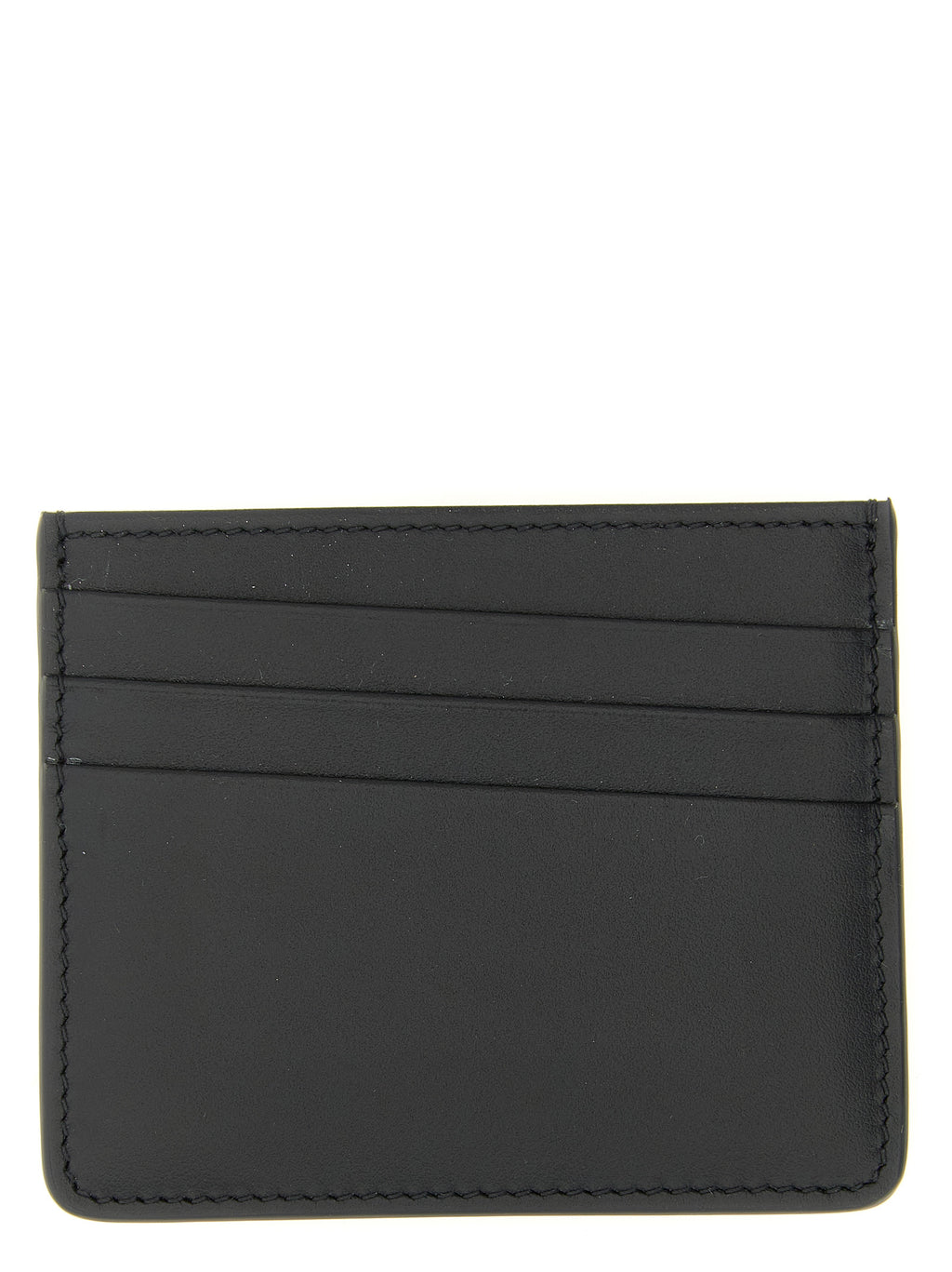 Schwarzes Kartenetui aus Leder 337938BM