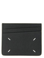 Schwarzes Kartenetui aus Leder 337938BM