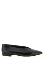 Schwarze Ballerinas aus Leder