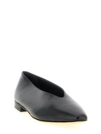 Schwarze Ballerinas aus Leder