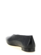 Schwarze Ballerinas aus Leder