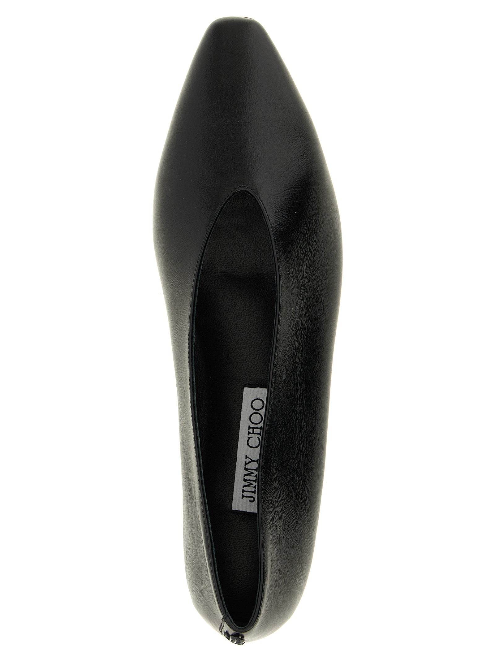 Schwarze Ballerinas aus Leder