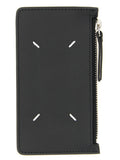 Schwarzes Kartenetui aus Leder 337941BM