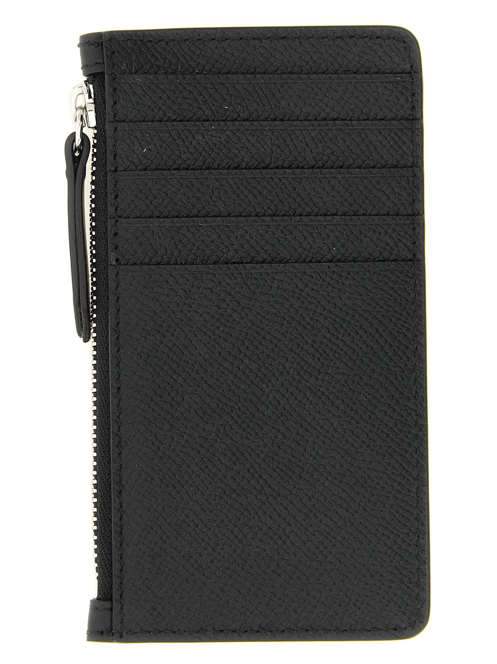 Schwarzes Kartenetui aus Leder 337941BM
