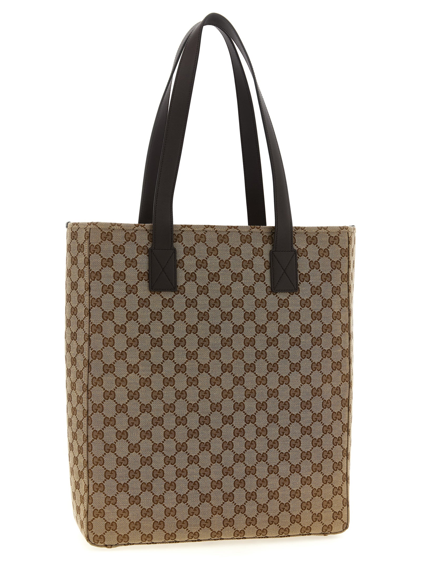 Braune Schultertasche aus Polyester
