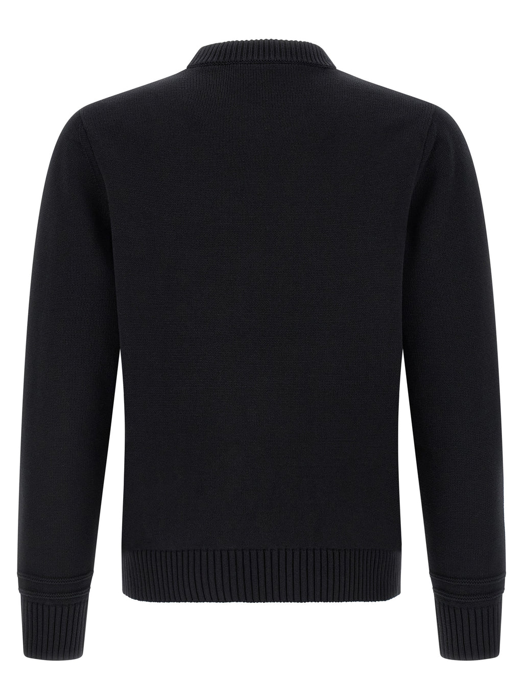 Schwarzer Baumwollcardigan