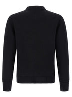 Schwarzer Baumwollcardigan