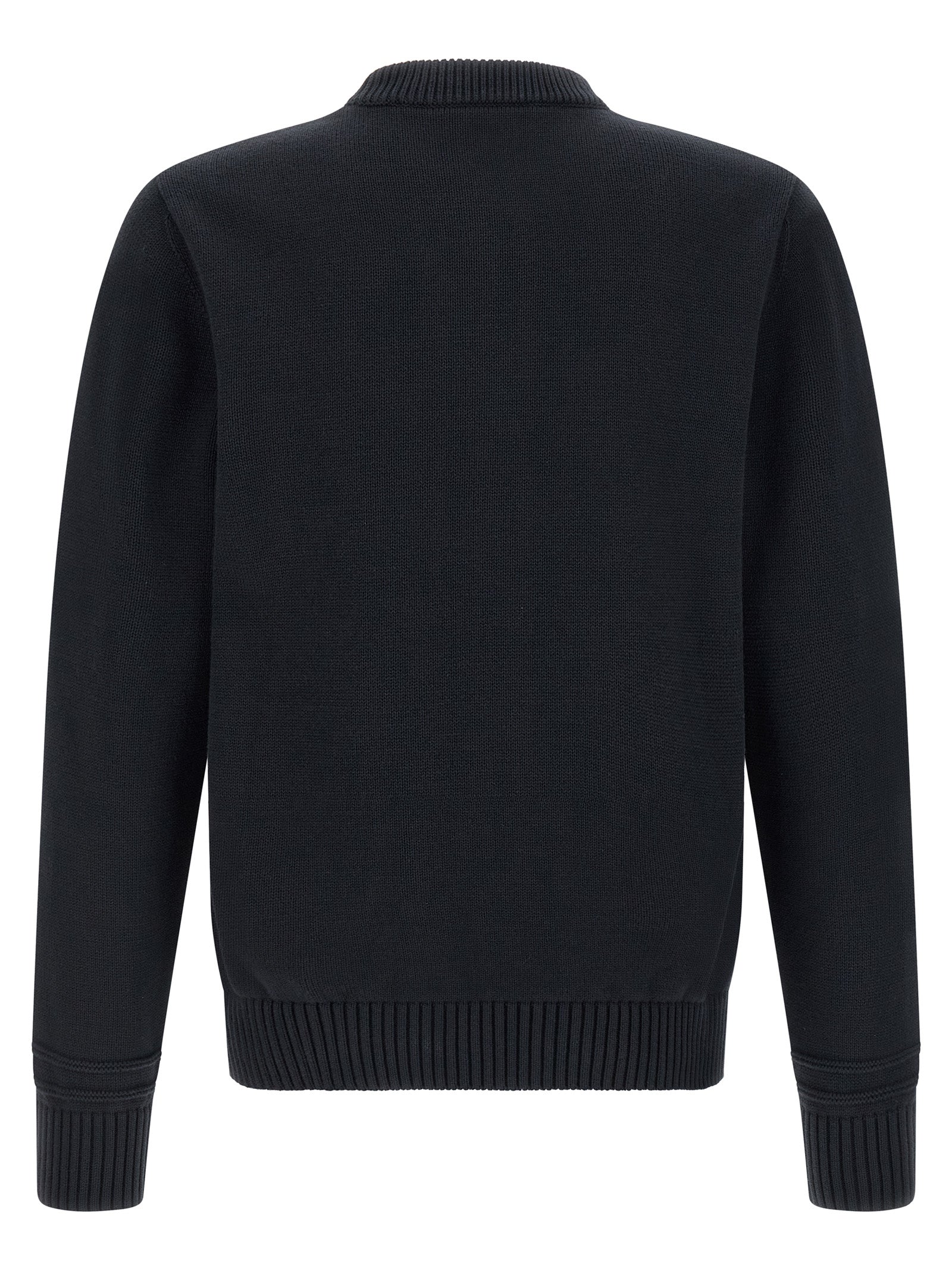 Blauer Baumwollcardigan