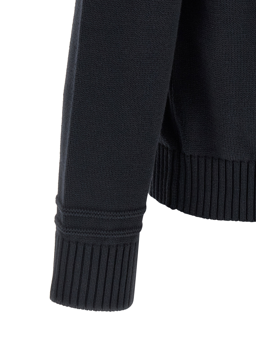 Blauer Baumwollcardigan