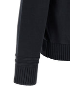 Blauer Baumwollcardigan