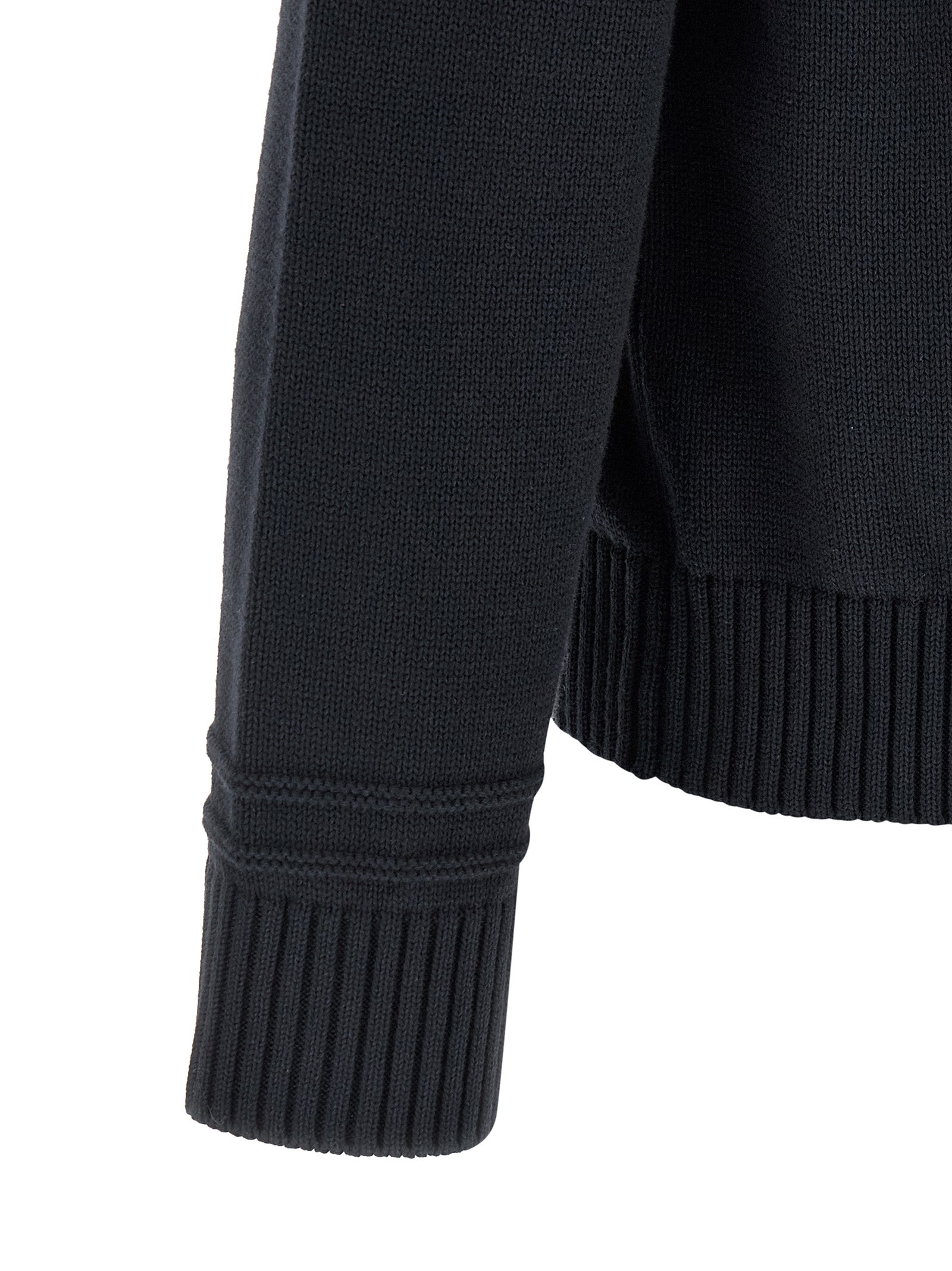 Blauer Baumwollcardigan