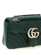 Schultertasche aus zweifarbigem Lammleder