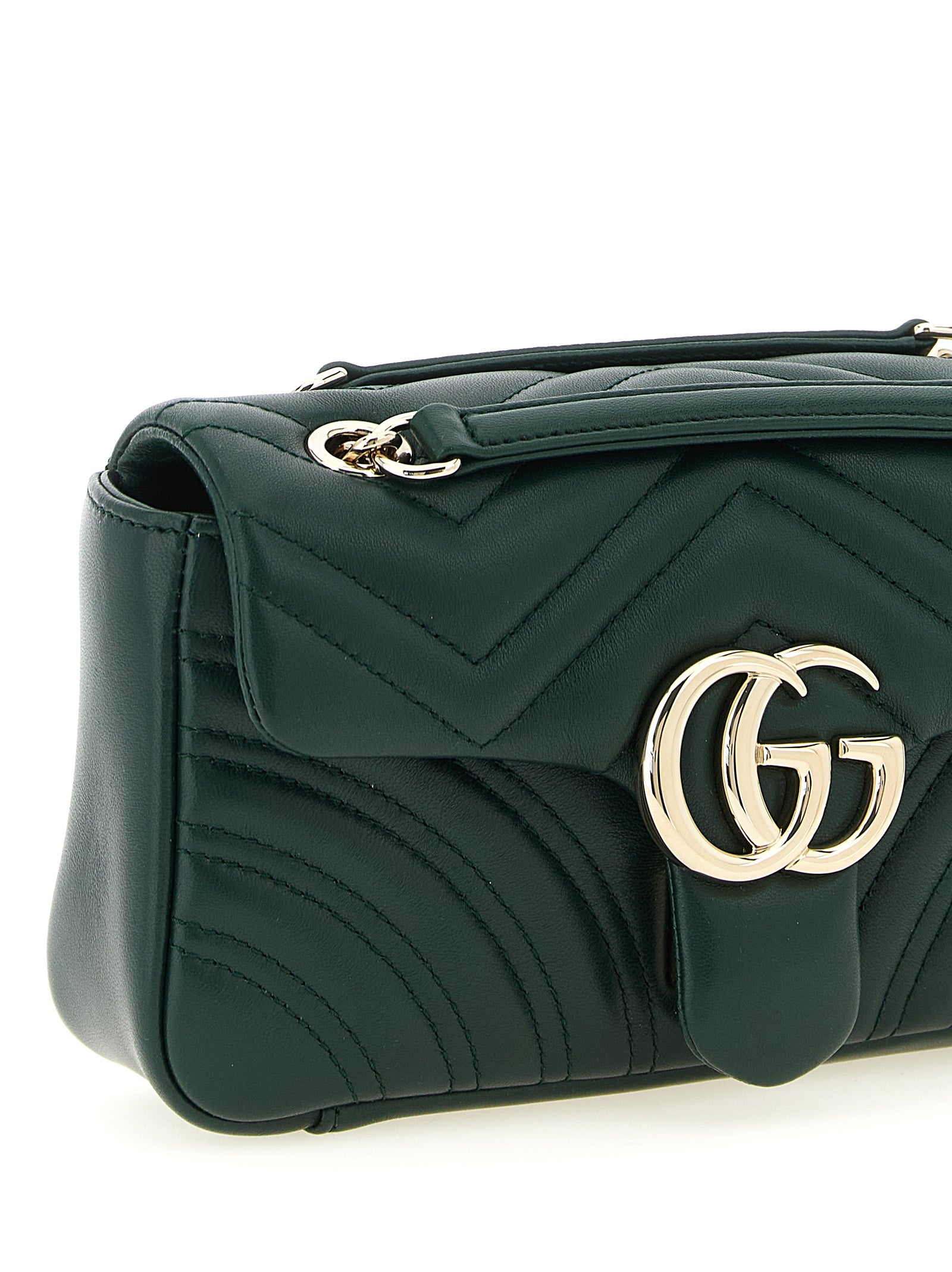 Schultertasche aus zweifarbigem Lammleder
