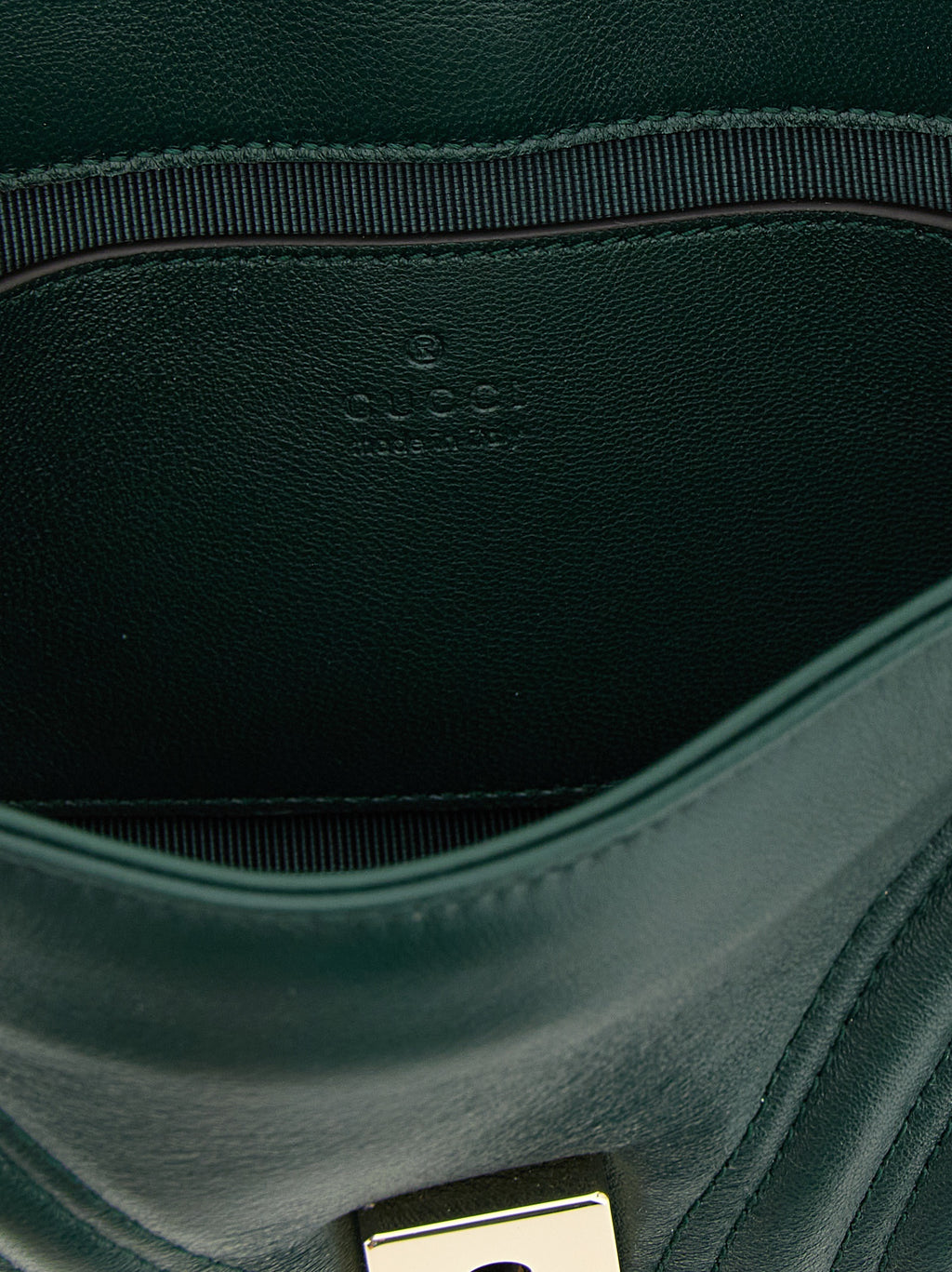 Schultertasche aus zweifarbigem Lammleder
