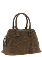 Braune Ziegenleder-Schultertasche