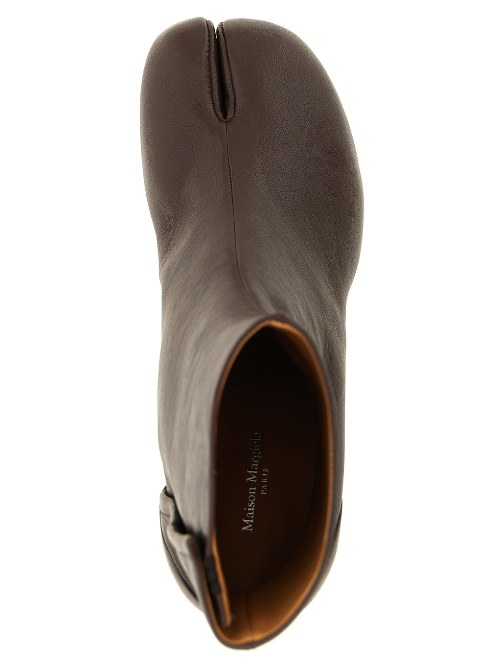 Braune Stiefeletten aus Ziegenleder