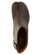 Braune Stiefeletten aus Ziegenleder