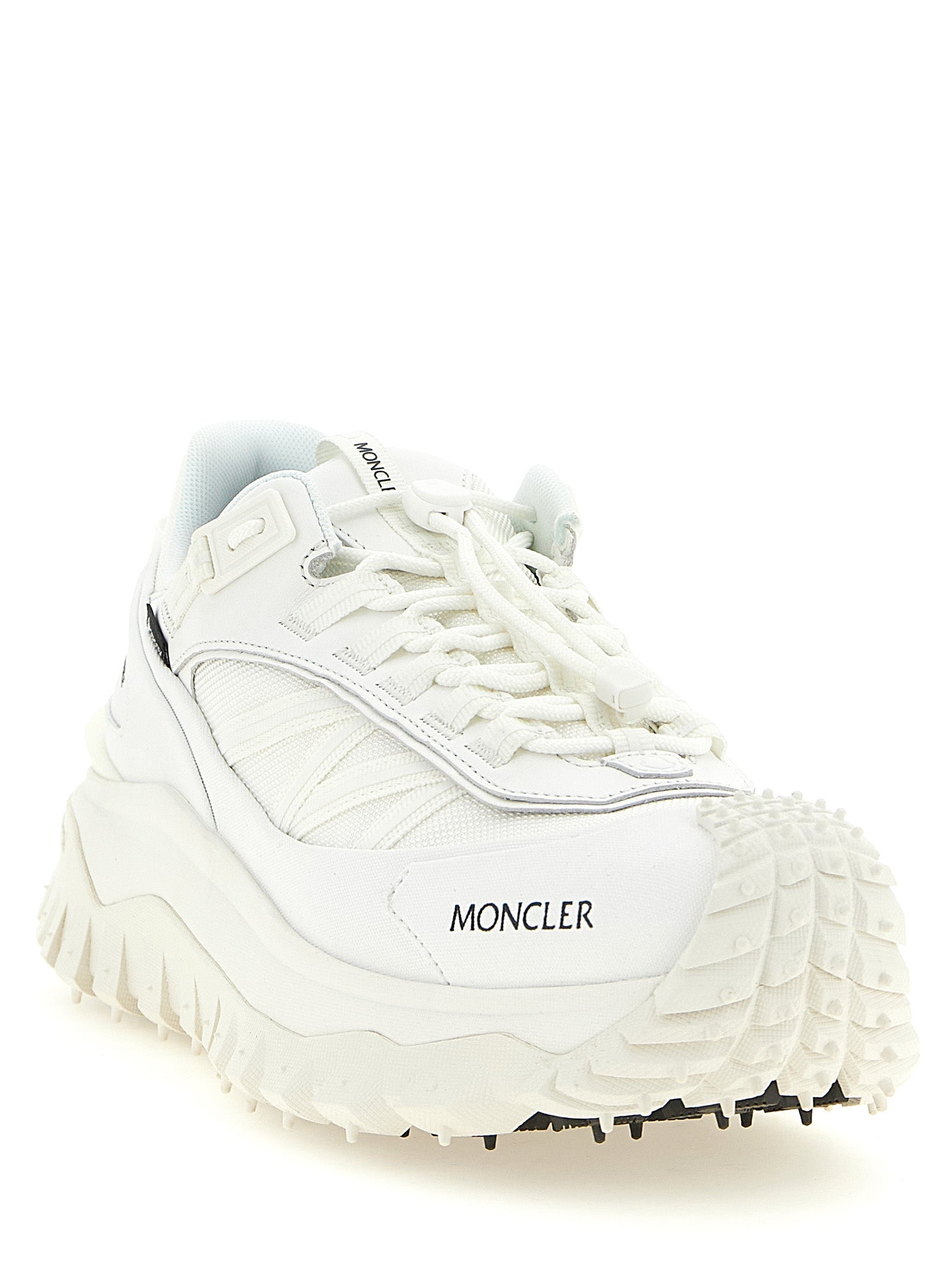Weiße Leder-Athletic-Sneaker
