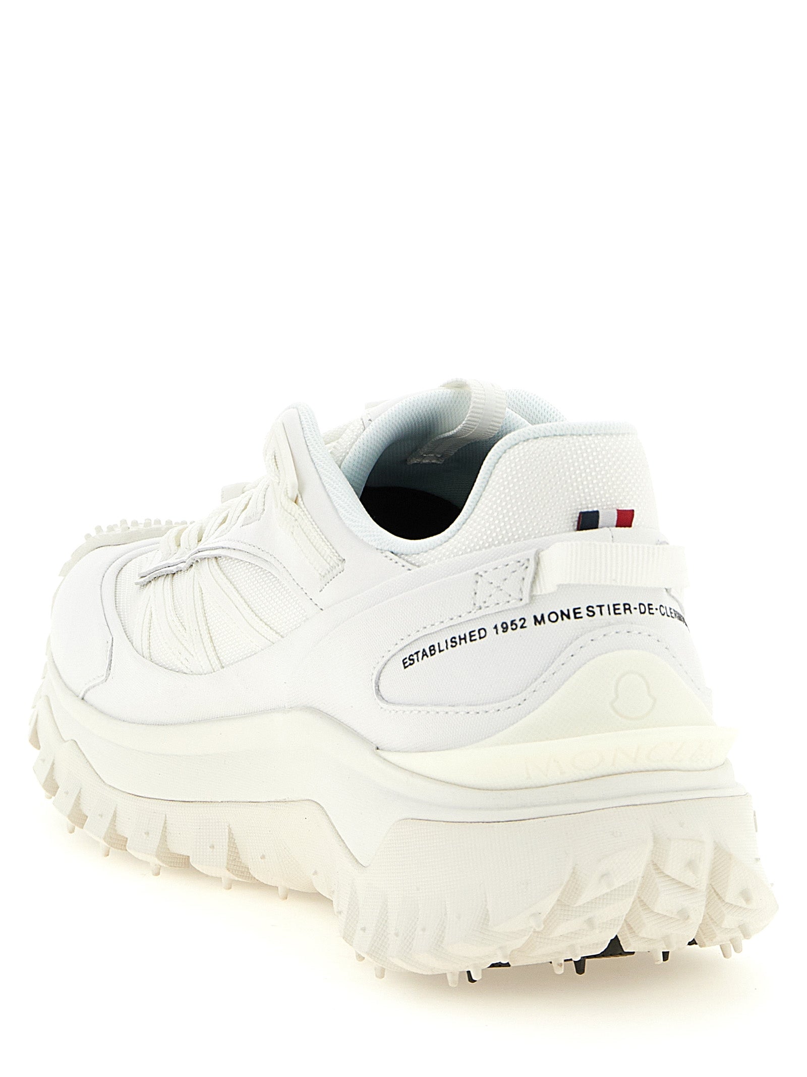 Weiße Leder-Athletic-Sneaker