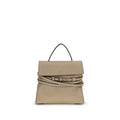 Beige Goatskin Shoulder Bag