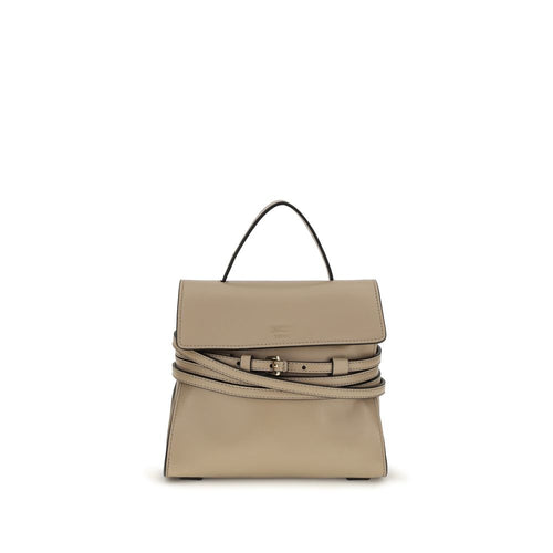 Beige Goatskin Shoulder Bag Moschino