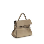 Beige Goatskin Shoulder Bag