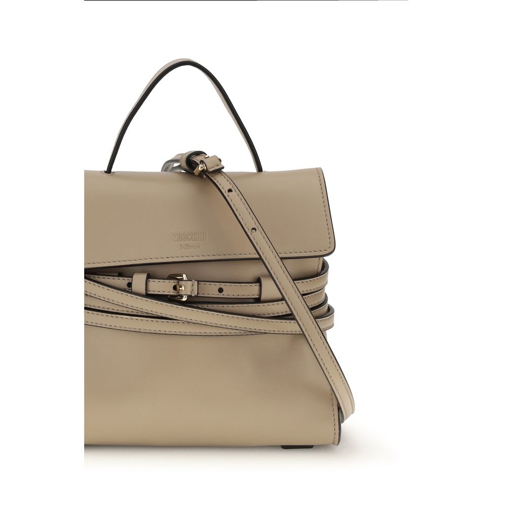 Beige Goatskin Shoulder Bag
