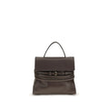 Braune Ziegenleder-Schultertasche