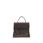 Braune Ziegenleder-Schultertasche