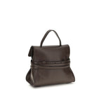Braune Ziegenleder-Schultertasche