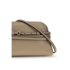 Beige Goatskin Shoulder Bag