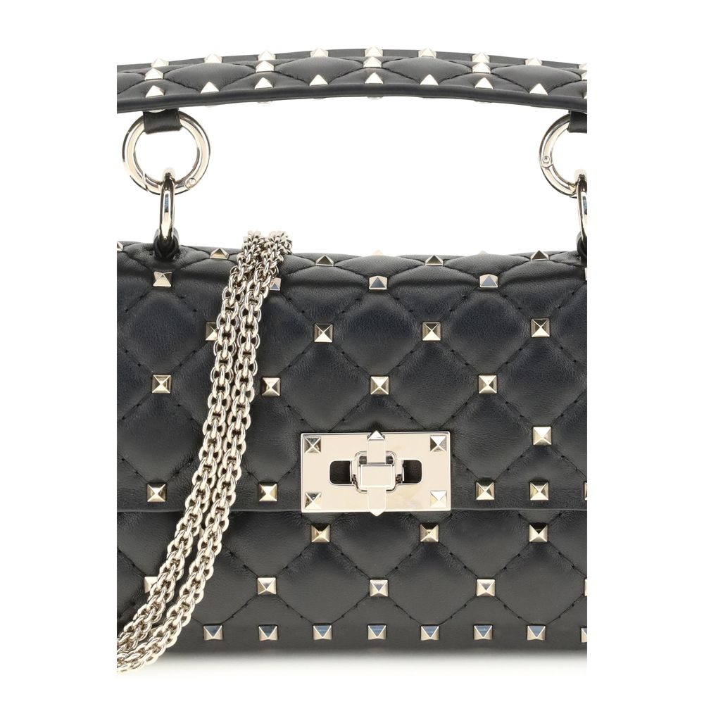 Schwarze Lammleder Schultertasche Ovis Aries Aries