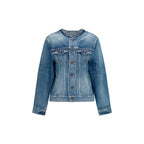 Blaue Jacke aus Ovis Aries Wolle Balenciaga