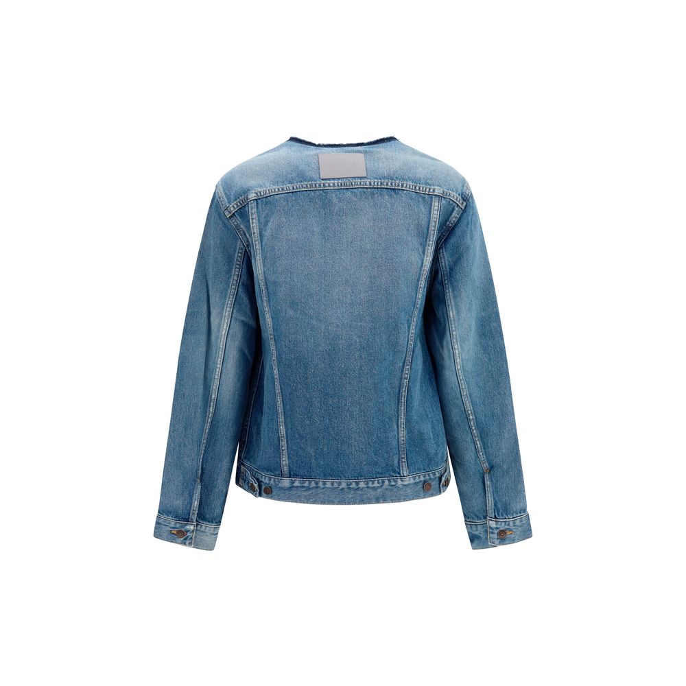 Blaue Jacke aus Ovis Aries Wolle Balenciaga
