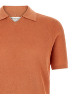 Orange Cotton Polo Shirt