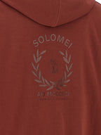 Sweatshirt aus Baumwolle in Bordeaux