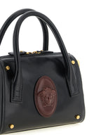 Schwarze Kalbsleder-Handtasche