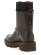 Braune PVC-Stiefeletten