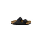Birkenstock Schwarze flache Sandalen