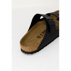 Birkenstock Schwarze flache Sandalen
