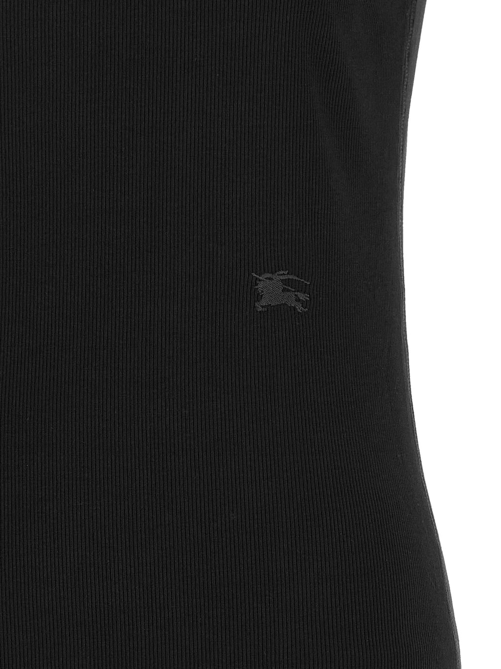 Schwarzes kurzes Baumwollkleid