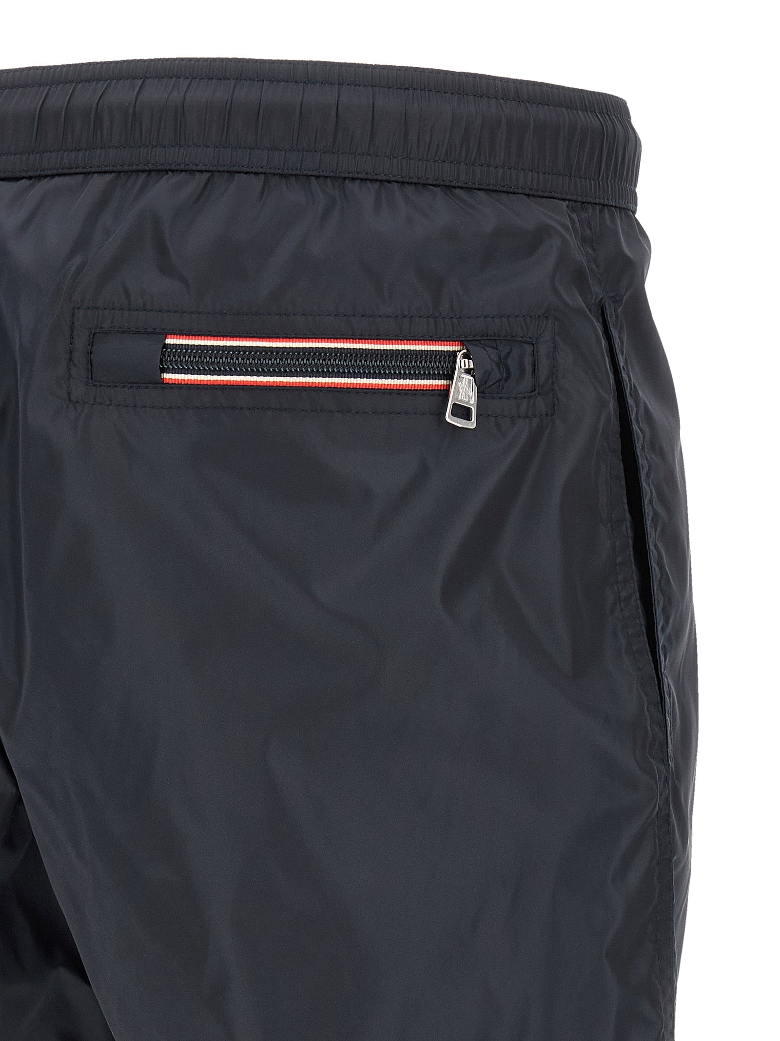 Blaue Cargo-Shorts aus Polyamid Moncler