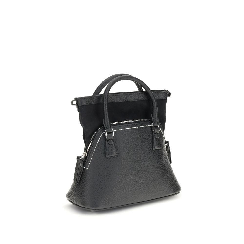 Schwarze Bos Taurus Kalbsleder Schultertasche